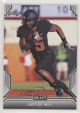 2019 Leaf Draft Justice Hill #44 3a3