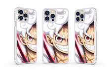 Cover Luffy GEAR 5 iPhone morbida TPU con foto immagini sfondi