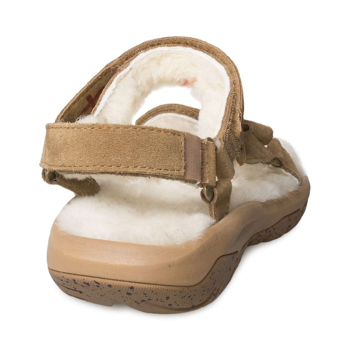 Teva HURRICANE SHEARLING Sandals Men’s size 10 NEW Teva Mens Hurricane Shearling Black Strappy Suede Sandal  main image 4