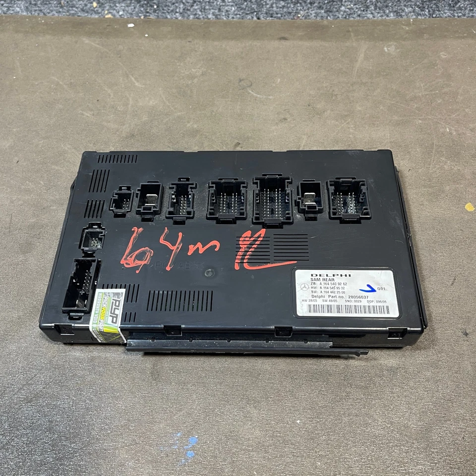 MERCEDES BENZ R350 GL450 ML350 DELPHI MÓDULO DE ADQUISICIÓN DE SEÑAL SAM trasero OEM  Foto 3 de 4