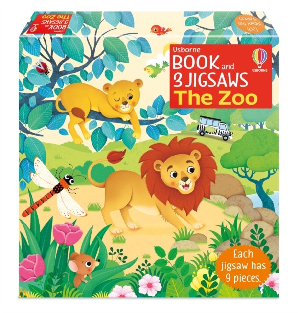 Usborne Book and 3 Jigsaws: The Zoo by Sam Taplin (Paperback Book) - Image 5