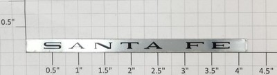 Lionel 9134-10 ''Santa Fe'' Self-adhesive Name Plate