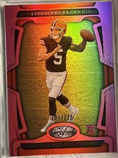 2025 Panini Certified Football #192 Dillon Gabriel RC Mirror Pink 203/225