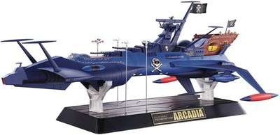 Soul of Chogokin Space Pirate Captain Harlock GX-93 Ship Arcadia Action Figure