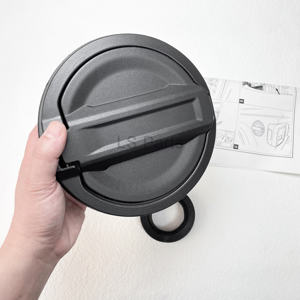 Gas Cap Fuel Door Gas Tank Cover for Jeep Wrangler JL 2 / 4 Door 2018 2019 2020+