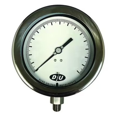 Duro 4.2070613E7 Industrial Pressure Gauge, 0 To 160 Psi, 4 1/2 In Dial, 1/4 In