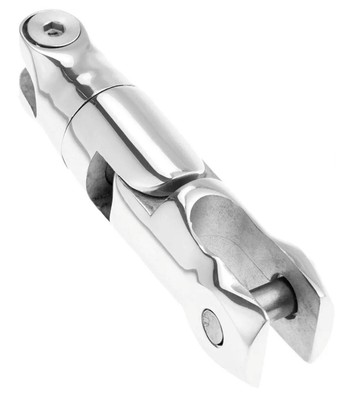 Heavy Duty 316 Stainless Steel Boat Anchor Swivel Connector 6/8 Three-Section...