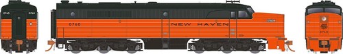 Locomotora diésel Rapido Trains 23560 HO New Haven PA-1 DC/DCC/Sonido #0767 | Zustand: New