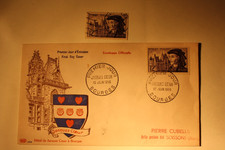 JACQUES COEUR ARGENTIER , 1955, N°1034, 1  FDC,