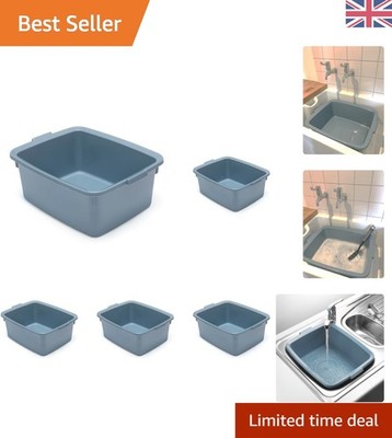 Mühelose Reinigung mit 5 Air Blue 12L Spülschüsseln - BPA-freier Kunststoff