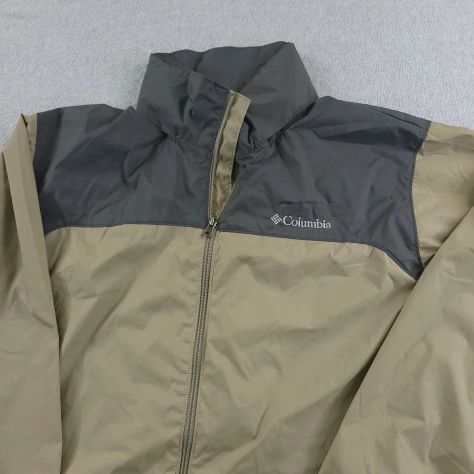 Chaqueta Columbia Glennaker Lake Para Hombre Grande Omni Escudo Embalable Nylon Con Capucha Foto 2 de 4