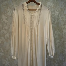 Vintage Shadowline Cream sheer Night Dress