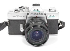 Minolta SRT-MCII 35mm SLR Film Camera  28mm F2.8 MC lens 1444