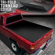 FOR 89-04 TOYOTA PICKUP TACOMA 6'BED SOFT TOP TRI-FOLD ADJUSTABLE TONNEAU COVER