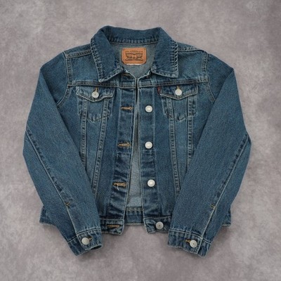 Levi s Blue Denim Trucker Long Sleeve Jacket Womens