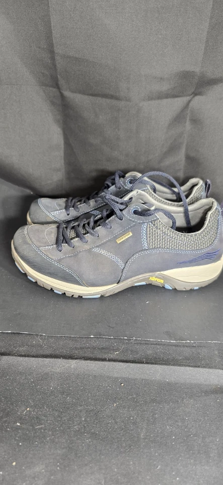Zapatos de Senderismo Dansko Mujer Paisley Gamuza Azul Impermeable Vibram Talla 38W-6.5us Foto 3 de 4