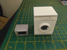 Dolls House Wooden Washing Machine & Microwave Kitchen Appliances  LT22323-SP