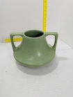 HaegerR Art Potter "EVE" Vase Green Glaze No Chips
