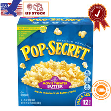 Pop Secret Microwave Popcorn, Movie Theater Butter Flavor, 1.75 Oz Snack Bags