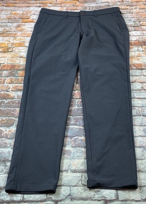 Lululemon Commission Pants Mens 34 Obsidian Gray Slim Casual Chino 28.5''  Adult
