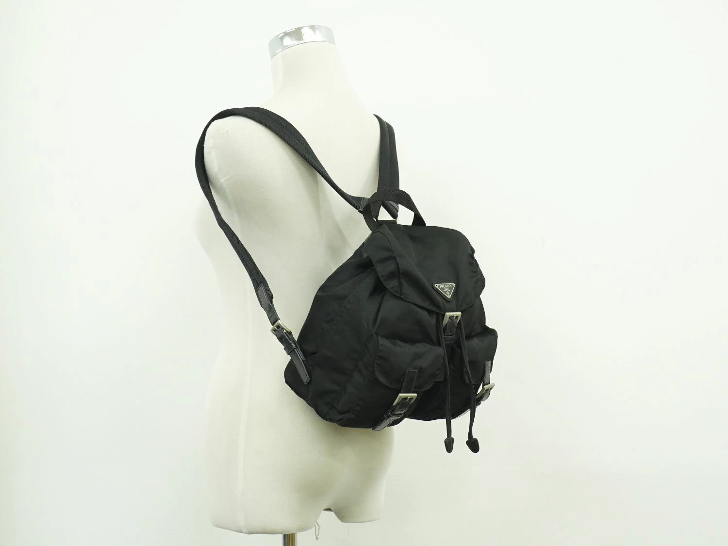 Authentic Prada Vela Rucksack Backpack Nylon Blac… - image 7