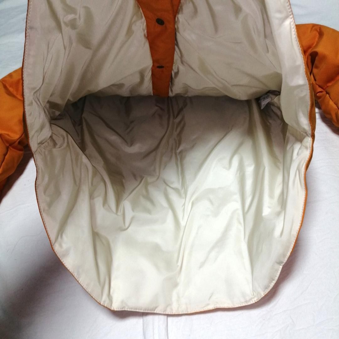 The Flat Head Polyester Shell Down Jacket Orange/… - image 3