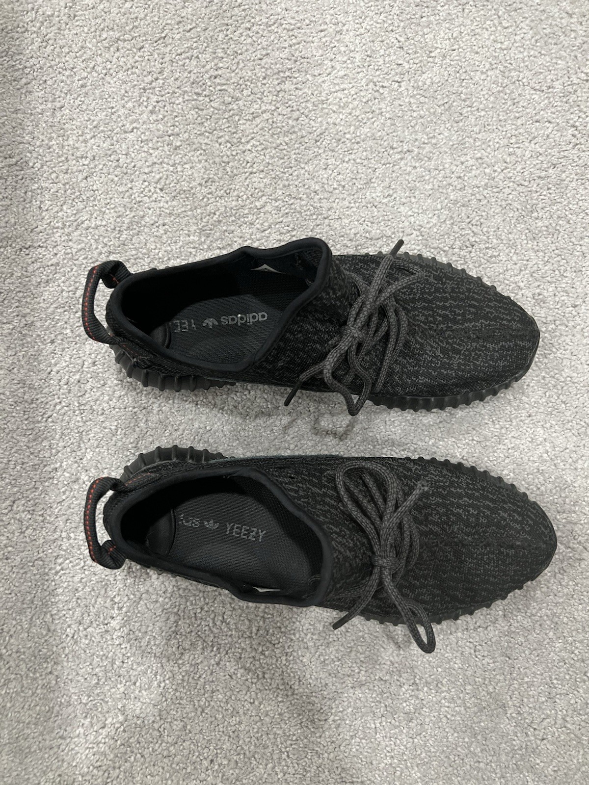 adidas Yeezy Boost 350 V1 Pirate Black 2015 AQ2659 Men's Sneaker Primeknit thumbnail 5