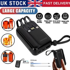 POWER BANK FOR ELECTRIC HEATED VEST JACKET BODY WARMER USB 5V 2A BATTERY PACK