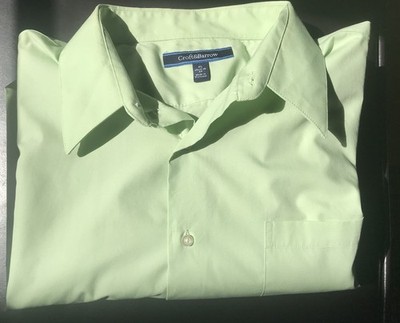 Croft & Barrow Mens Long Sleeve Dress Shirt 17.5-18/ 36