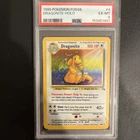 Dragonite 4/62 - Pokemon TCG Fossil Unlimited Holo Rare Card WOTC - PSA 6