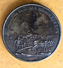 Swedish Silver 31mm Medal King Carl XIV Johan Agricultural Award — photo 2