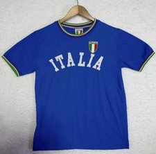 Vintage Italy ITALIA Soccer Jersey shirt Men's Size M Blue