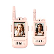 Video Walkie Talkies for , Handheld 2 Pack Rechargeable Video walkie talkies,...