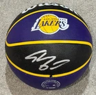 SHAQUILLE O'NEAL Signed LA LAKERS Logo Wilson NBA Basketball + JSA COA WC380163