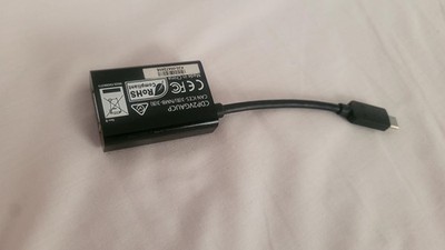 StarTech USB-C Male to VGA Female Adapter Converter Black CDP2VGAUCP 1:1