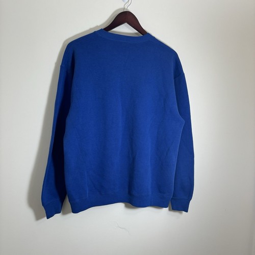 Vintage Kansas University Jayhawks Russell Athletic Sweatshirt Mens L Blue 90s - Picture 5 of 6