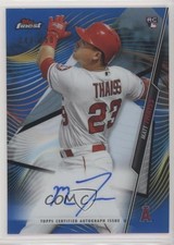 2020 Topps Finest Blue Refractor 143/150 Matt Thaiss #FA-MTH Rookie Auto RC 2p7