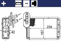 Mahle WäRmetauscher, Innenraumheizung U.A. FüR Ford, Seat, VW