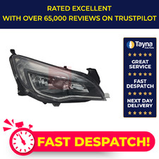 Headlight Headlamp fits VAUXHALL ASTRA J 1.7D Left 12 to 15 N/S Passenger Side