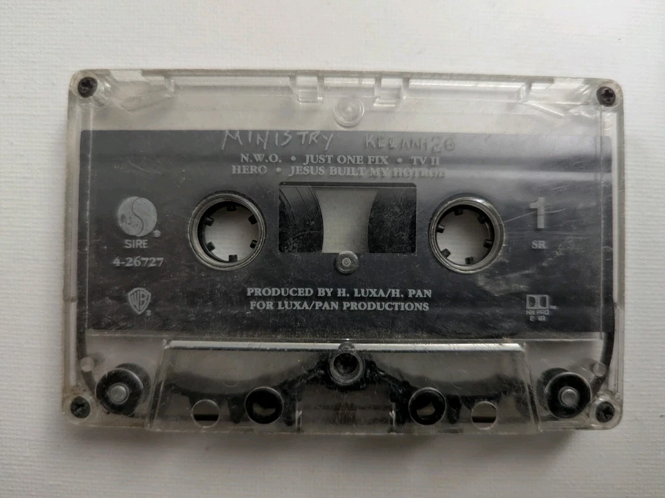 Keianh by Ministry (Cassette, 1992, Sire Records) no case no inlay Foto 2 de 2