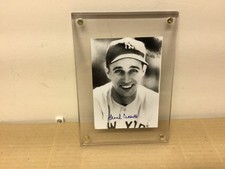 Frank Crosetti Autographed 3-1/2