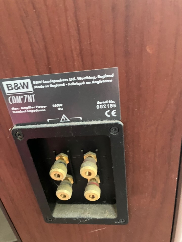 BW cdm 7nt Rosewood floor standing speakers | eBay