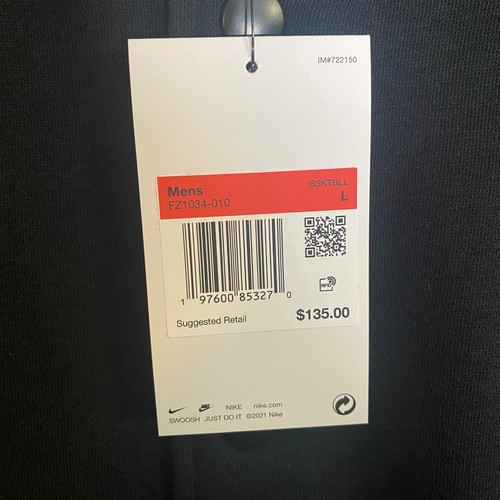 Nike Men's L LeBron Standard Issue Therma-FIT Jacket Black FZ1034-010 NWT $135 - Picture 16 of 16