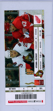 2011 Ottawa Senators Ticket Detroit Red Wings Johan Franzen 5 Goals NHL PSA POP0