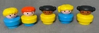 VTG Fisher Price Little People Chunky Figure Lot of 5 Figures