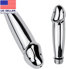 Aluminum Shower Cleaner Enema Douche System,Handheld Water Shower Nozzle Anal Ri