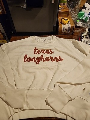 Texas Longhorns PressBox Women s XLarge NWOT Crewneck Sweatshirt O