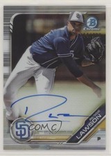 2019 Bowman Chrome Prospect Refractor 344/499 Reggie Lawson #CPA-RL Auto i5q