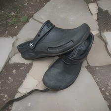 Crocs Unisex Bistro Clog Black Slip Resistant Shoes Sz M8/W10 Slip On 10075 Work