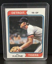 Topps 1974 Al Kaline #215 Detroit Tigers MLB Base Set Baseball Card